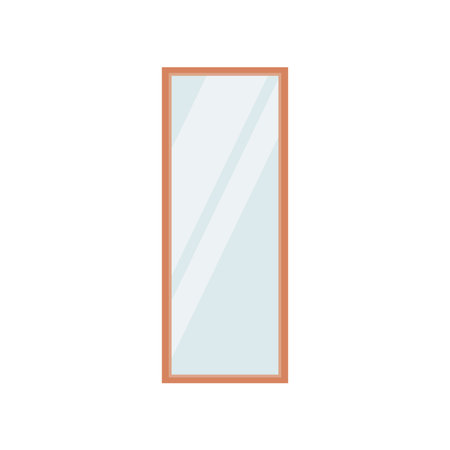 Isolated mirror wall household items icon- Vectorのイラスト素材