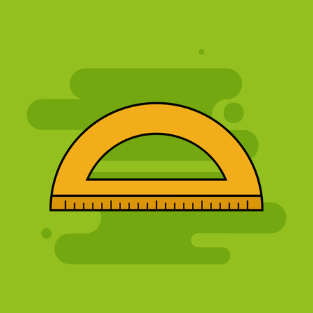 Ruler back to school picture icon - Vectorのイラスト素材