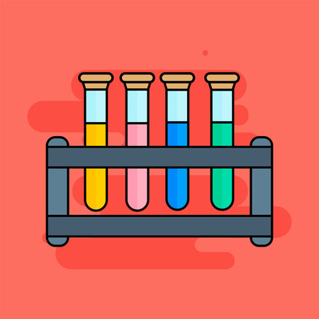 Chemical tool back to school picture icon - Vectorのイラスト素材