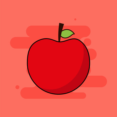Apple back to school picture icon - Vectorのイラスト素材