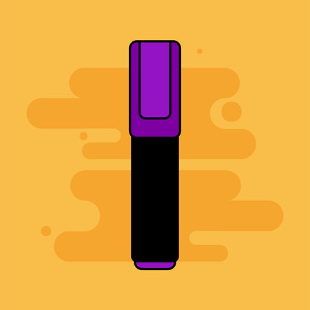 Marker back to school Picture icon - Vectorのイラスト素材