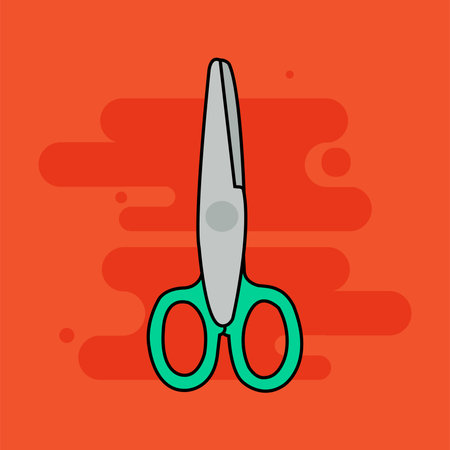 Scissors back to school picture icon - Vectorのイラスト素材