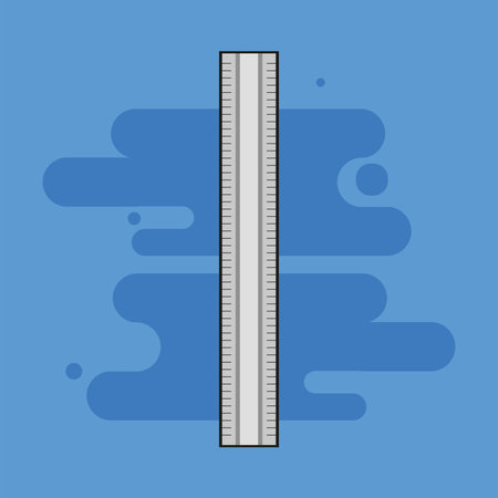 Ruler back to school picture icon - Vectorのイラスト素材