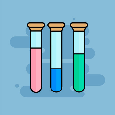 Chemical tool back to school picture icon - Vectorのイラスト素材