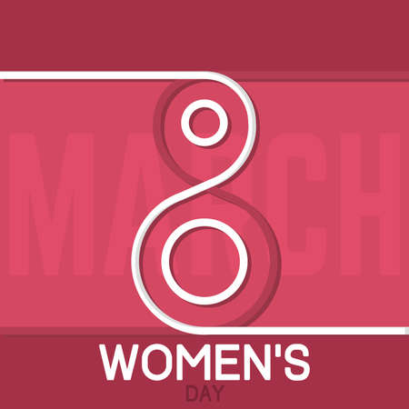 Women day poster March 8 card Vector illustrationのイラスト素材