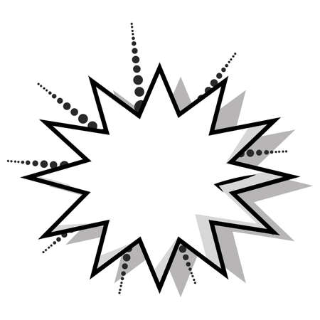 Isolated comic speech Chat bubble Cartoon Vector illustrationのイラスト素材