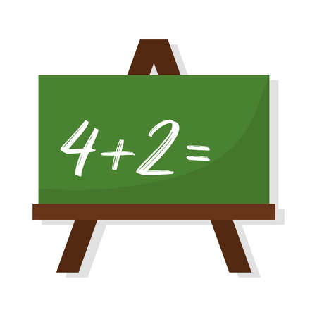 Isolated board supplies school vector illustrationのイラスト素材