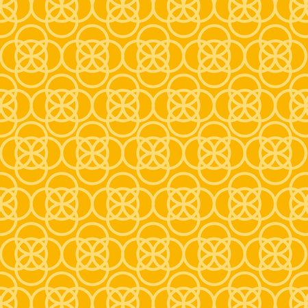 Picture yellow circles lines patterns vector illustrationのイラスト素材