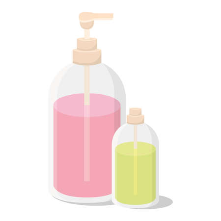 Isolated liquid soap spa vector illustrationのイラスト素材