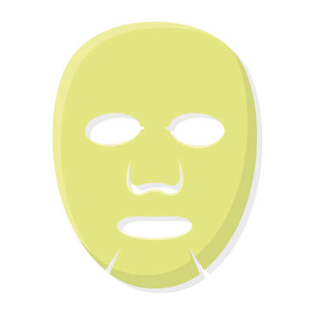 Isolated green mask spa vector illustrationのイラスト素材