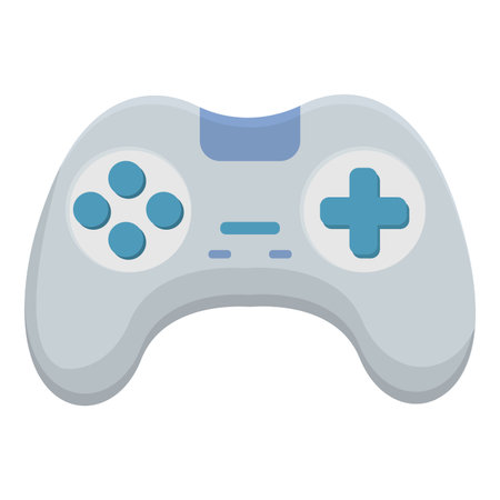 Isolated controller marios videogame vector illustration