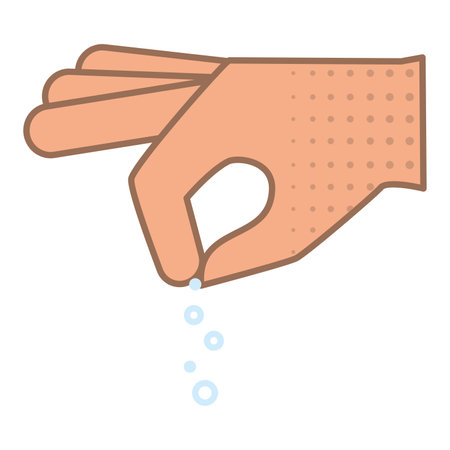 Isolated colored hand gesture icon Flat design Vectorのイラスト素材