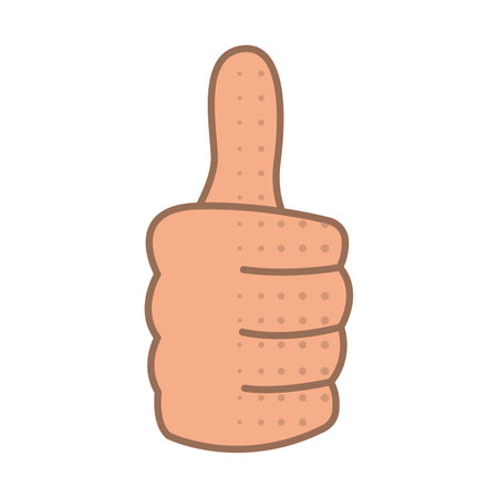 Isolated colored hand gesture icon Flat design Vectorのイラスト素材