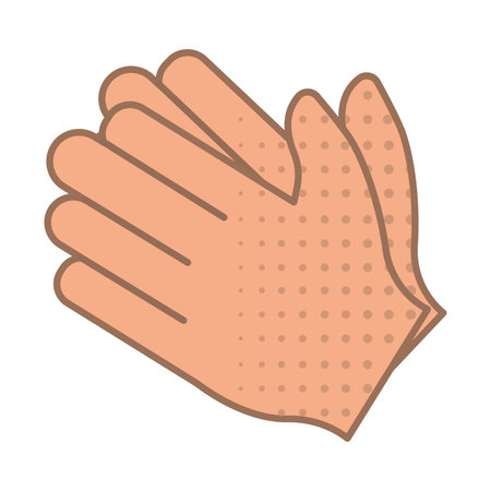 Isolated colored hand gesture icon Flat design Vectorのイラスト素材