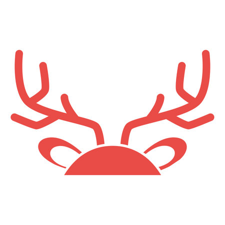 Isolated cute deer character avatar Vectorのイラスト素材