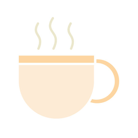Isolated colored hot drink cup icon Vectorのイラスト素材