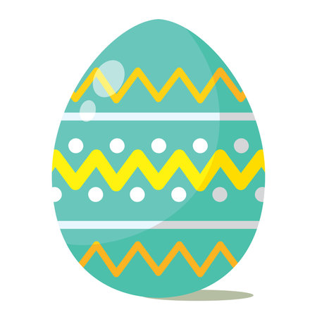 Isolated colored easter egg icon Vectorのイラスト素材