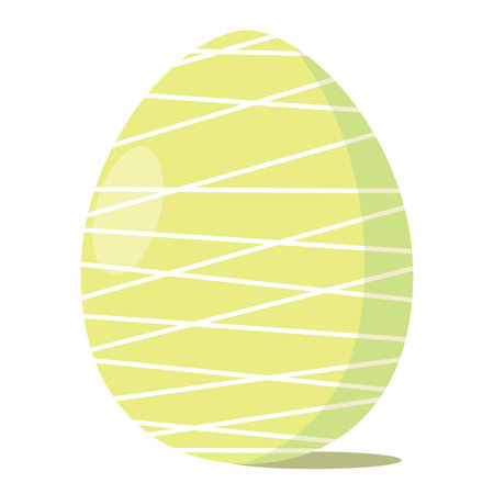 Isolated colored easter egg icon Vectorのイラスト素材