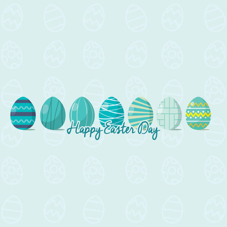 Set of different easter egg icons Vectorのイラスト素材