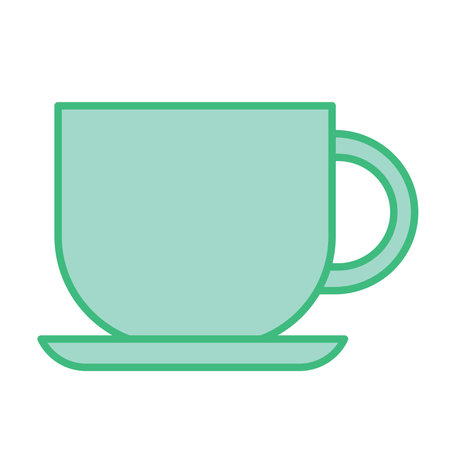 Isolated colored coffee cup office supply icon Vectorのイラスト素材