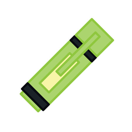 Isolated colored highlighter pen office supply icon Vectorのイラスト素材