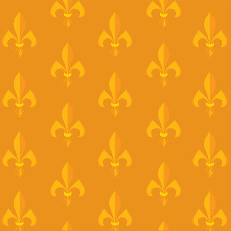 Seamless pattern background with lys flower symbols Vectorのイラスト素材