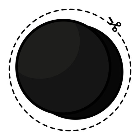 Isolated colored hockey puck sport icon Vectorのイラスト素材