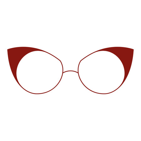 Isolated colored fashion eyeglasses icon Vectorのイラスト素材