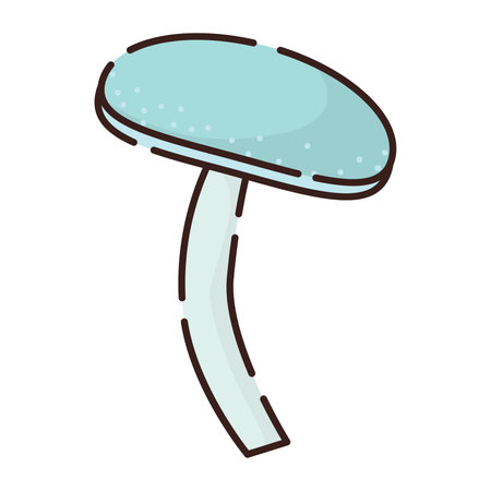 Isolated colored mushroom icon Flat design Vectorのイラスト素材