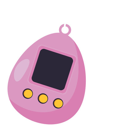 Isolated colored video game console Nostalgic retro icon Vectorのイラスト素材