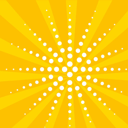 Colored empty comic page with halftone effects Vectorのイラスト素材