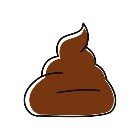 Isolated colored pet poop icon Vectorのイラスト素材