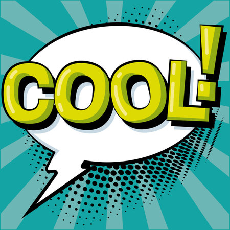 Isolated comic speech bubble chat on a comic page Vectorのイラスト素材