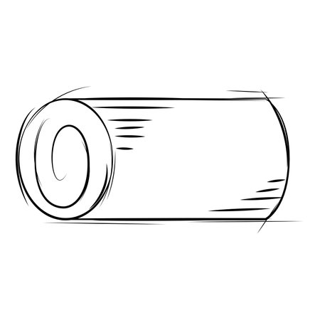 Isolated sketch of a marshmallow candy icon Vectorのイラスト素材