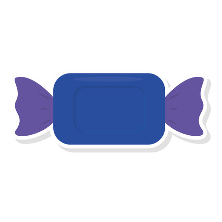 Isolated sticker of a candy icon Vectorのイラスト素材