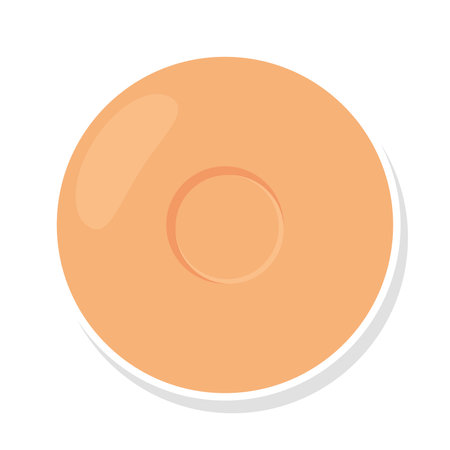 Isolated sticker of a candy icon Vectorのイラスト素材