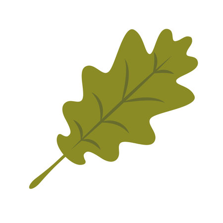 Isolated colored seaosonal leaf icon Vectorのイラスト素材