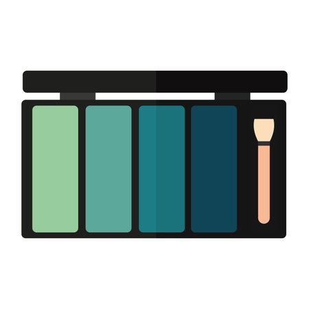 Isolated eye shadow colored fashion icon Vectorのイラスト素材