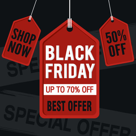 Black friday sale background Vectorのイラスト素材