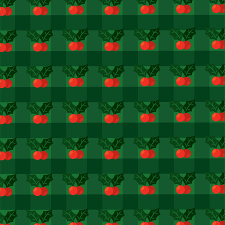 Christmas pattern background Gift wrapping paper Vectorのイラスト素材