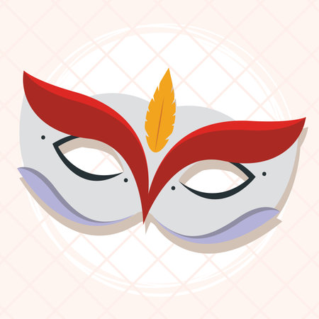 Colored carnival mask Festival Vectorのイラスト素材