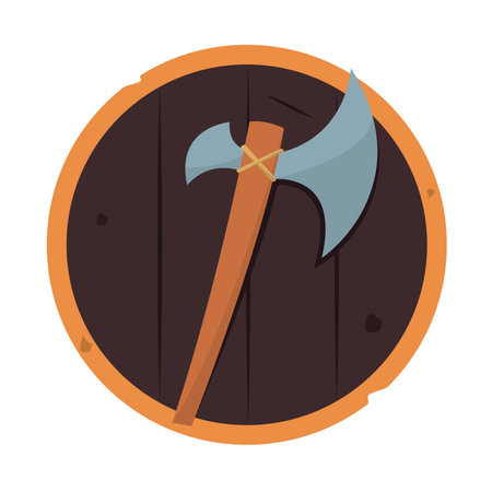 Isolated sword weapon medieval iconのイラスト素材