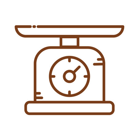 Kitchen scale icon. Vectorのイラスト素材