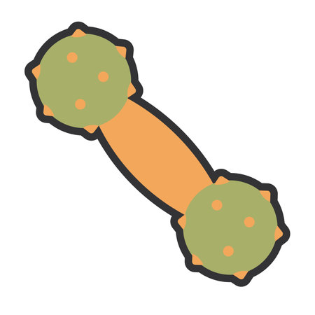 Double ball toy icon. Vector illustrationのイラスト素材