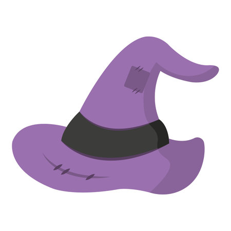 Isolated colored witch hat icon Vector illustrationのイラスト素材