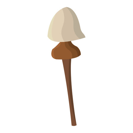 Cartoon fantasy mushroom shape. Vector illustrationのイラスト素材
