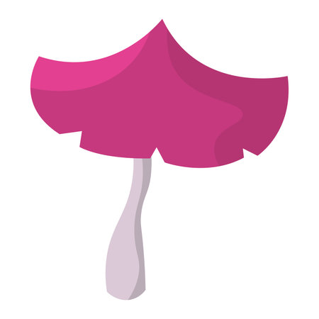 Cartoon fantasy mushroom shape. Vector illustrationのイラスト素材