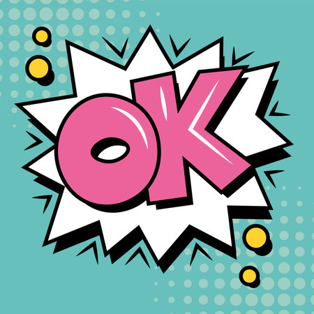 Colored comic bubble chat Vector illustrationのイラスト素材