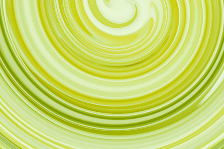 Lemon yellow rings of life swirling around in a circle