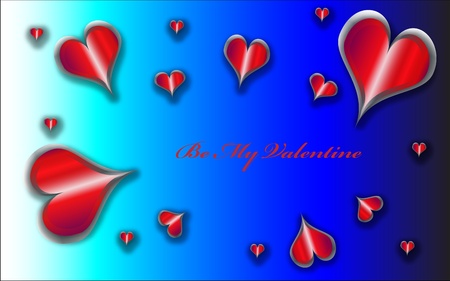 Background with hearts for Valentines dayのイラスト素材